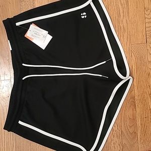 SPORTS ILLUSTRATED WOMEN'S BLACK SHORTS ELASTIC WAISTBAND SIZE LARGE